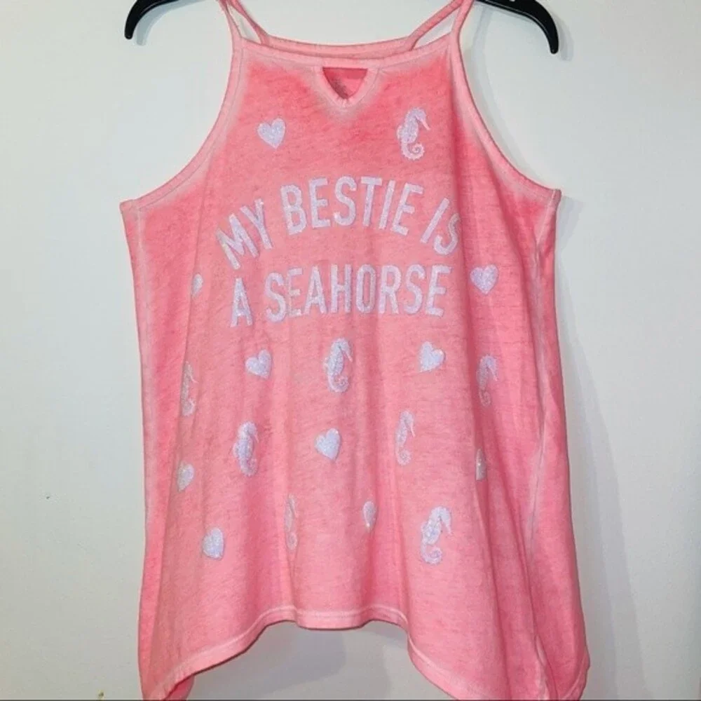 Justice Girls 12 Glitter Tank Top